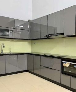 Tủ bếp cánh kính